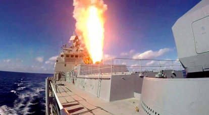 Veröffentlichte ein Video des Streiks der Schiffe der russischen Marine auf den IG-Anlagen in Syrien