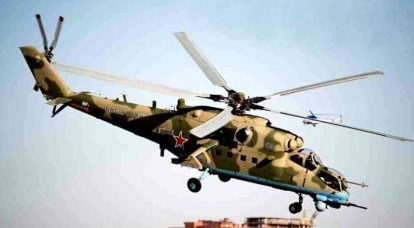 Fights on the way to Deir ez-Zor: Russians Mi-35 against ISIS