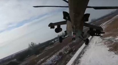 Минобороны: экипажи ударных вертолётов Ми-35 уничтожают технику и живую силу противника в зоне СВО