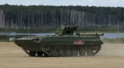 A BMP-1AM "Basurmanin" belép a csapatok közé