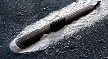 순항 미사일을 탑재 한 핵 잠수함. 661 프로젝트