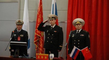 중국에서 온 안녕하세요. 러시아-중국 해군 연습 "해상 상호 작용-2012"