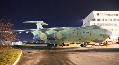 O quarto transporte militar IL-76MD-90A foi montado em Ulyanovsk