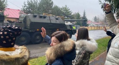Der Transport von 155-mm-Haubitzen mit Eigenantrieb an die weißrussische Grenze in der NATO wird als "Eindämmungspolitik" bezeichnet