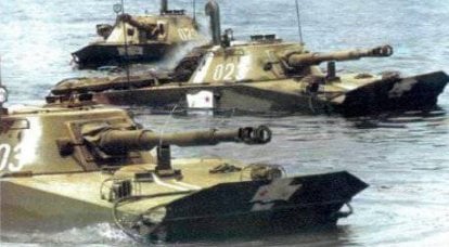 PT-76 and BTR-50: magnificent and unnecessary "floats"