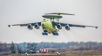 The Russian "flying radar" A-100 challenges the American E-3