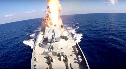 Видео попадания «Калибров» с фрегата ВМФ РФ по объектам ИГ