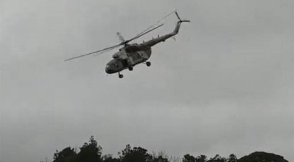 Meksika'nın Veracruz eyaletinde Mi-17 helikopterinin sert iniş yaptığı görüntü ortaya çıktı.