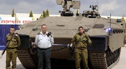 Heavy armored personnel carrier "Namer" ("Leopard"). Israel
