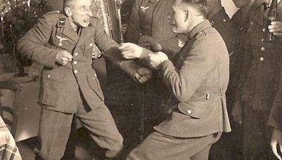 Wehrmacht stoned