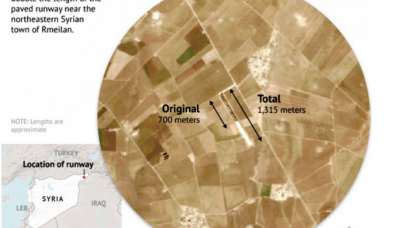 Stratfor: imágenes del espacio registradas en Siria, la actividad militar de los estadounidenses.