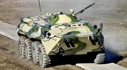 משוריין BTR-80. אינפוגרפיקה