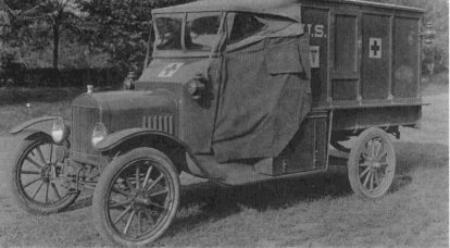 Camion della prima guerra mondiale. Stati Uniti
