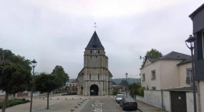 Захват заложников в одной из французских церквей