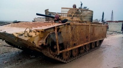 シリアの装甲歩兵。 1の一部