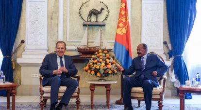 Lavrov: Russia will help strengthen the defense capability of Eritrea
