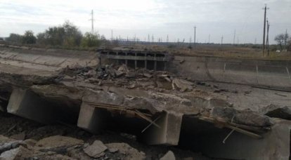 러시아 공병이 헤르손 지역의 다리 XNUMX개를 훼손한 것으로 보고되었습니다.