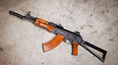The Kalashnikov assault rifle family. Infographics