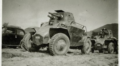 Radpanzer des Zweiten Weltkriegs. Teil von 10. Ungarischer Panzerwagen 39M "Csaba"