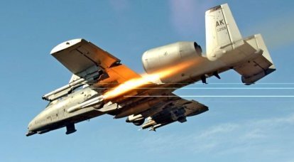 Штурмовик A-10: работа по наземным целям