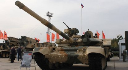 The modernized T-90С Tagil tank in all its glory