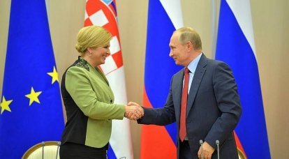 Президент Хорватии привозила в Москву "инициативу трёх морей"