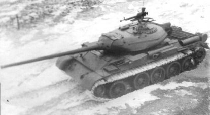 Prototypes of the medium tank T-54