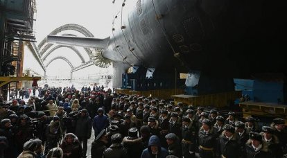 АПЛ "Казань" выведена из эллинга и спущена на воду