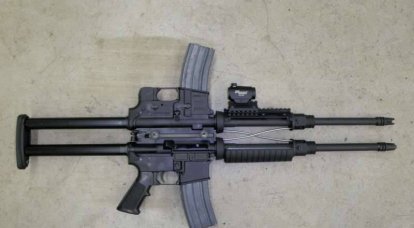 Экспериментальная винтовка Tromix Siamese M16 (США)