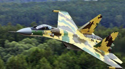 Sukhoi Su-35 fighter aircraft presented for the first time at Singapore Air Show