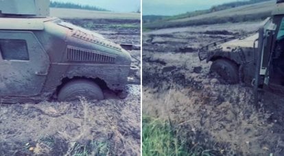 ドンバスの湿った土壌は、ウクライナ軍のNATO製車輪付き車両にとって深刻な問題になりつつあります