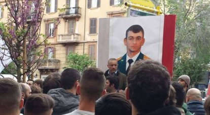 La memoria de un oficial ruso que murió en Siria fue honrada en Roma