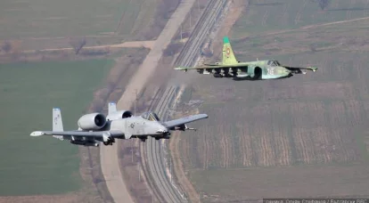 Su-25和A-10 Thunderbolt II