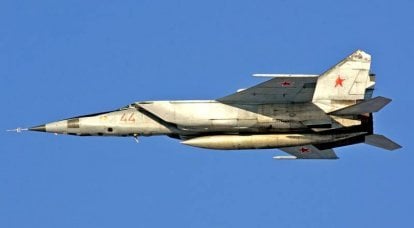 Interceptor supersónico de gran altitud MiG-25. Infografia