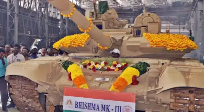 «Т-90 наращивает боевой потенциал»: индийская армия получила первые танки Bhishma Mark III