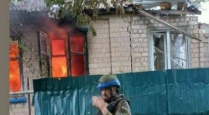 Украинский солдат показал сожжение домов в сёлах на Луганщине