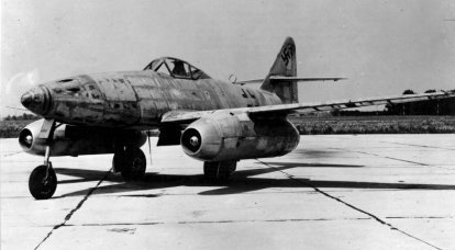 The weak point of the Messerschmitt Me.262 fighters