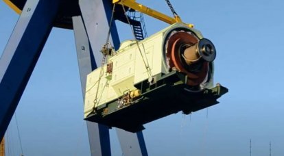 Se han iniciado los trabajos de alineación e instalación del motor de turbina de gas ruso M90FR en la fragata "Admiral Golovko"