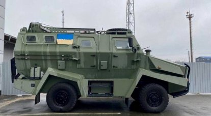 The Ukrainian border service received a Turkish armored personnel carrier Turkar Bizon, which was stored in customs warehouses for several years