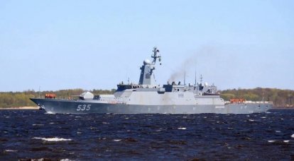Os testes de mar da corveta "Mercury" do projeto 20380, construído para a Frota do Mar Negro, continuam no Báltico