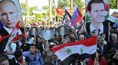 Сирийцы благодарят Россию и её авиацию