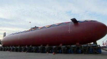 Submarino incomum construído na China