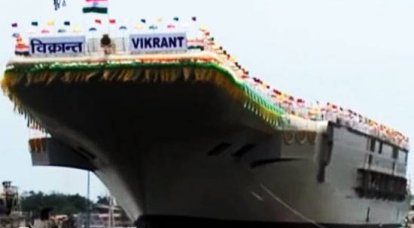 В Индии снова сдвигают сроки ввода в строй авианосца "Викрант"