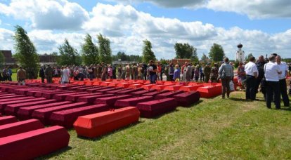The regiment of the dead Red Army men buried in Rzhev after the 3-years of paperwork