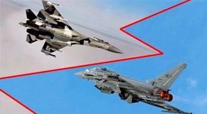 Су-35 против Eurofighter Typhoon: дуэль на виражах