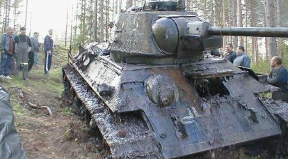 늪에서의 탱크