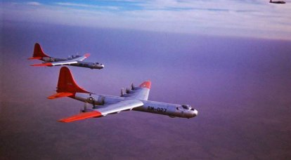 Bombardiere strategico statunitense a lungo raggio Convair B-36 (parte di 2)