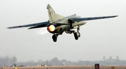 В Индии упал истребитель МиГ-27 индийских ВВС