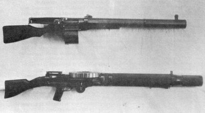 국가 및 대륙 별 소총. 11의 일부. 소총처럼, 나는 거의 Hu의 기관총이되었다.
