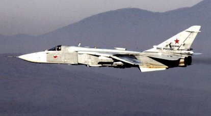 Российский Су-24 подвергся зенитному обстрелу в Сирии, но смог мгновенно уйти